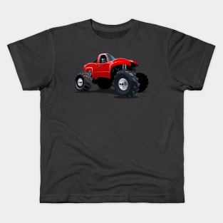 Cartoon monster truck Kids T-Shirt